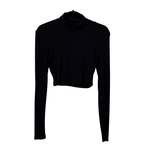 Women's Sunday Best Artizia Freshman Cropped Turtleneck Relaxed Ribbed - Medium - Picture 1 of 3